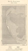 Kulaly Island, Tyuleniy Archipelago, Caspian Sea. Kazakhstan. Sketch map 1885