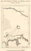 Mazar-i-Sharif & Balkh ruins. Kheyrabad. Afghanistan. Sketch map. SMALL 1885