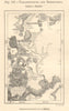 Yekaterinburg & Beryozovsky environs, Siberia Russia. Sketch map. SMALL 1885