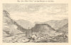 The Cup at the source of the river Oka. Siberia, Russia 1885 old antique print
