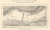 Old lake traversed by the Vitim river Muya Kuanda Siberia Russia Sketch map 1885