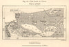 The Rann of Catch. Great Rann of Kutch, Gujarat. India. Sketch map 1885
