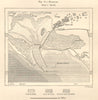 Karachi city plan. Pakistan. Sketch map 1885 old antique chart