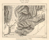 Bhamo & environs. Sampanago ruins. Burma. Myanmar. Sketch map 1885 old