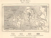 Myiek & the Mergui Archipelago, Burma. Myanmar. Sketch map 1885 old