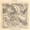 Amasia. Amasya plan. Turkey. Sketch map 1885 old antique chart