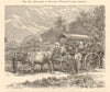 Scutari. Turkish Ladies in a carriage. Uskudar, Istanbul. Turkey. Transport 1885