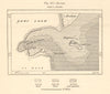 Koveit. Kuwait sketch map 1885 old antique vintage plan chart
