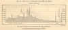 Profile of Abyssinia from East to West. Ethiopia. Section. SMALL 1885 print