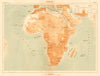 Africa 1886 old antique vintage map plan chart