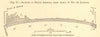 Section of South America from Arica to Rio de Janeiro. Andes. SMALL 1886 print