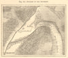 Sources of the Arveiron. Haute-Savoie. Chamonix Mer de Glace. Sketch map 1886