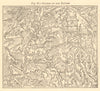 Course of the Touvre. Charente. Angoulême Ruelle Agris. Sketch map 1886