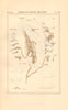 Glaciers of Langthal and Gurgl. Austria. Obergurgl 1886 old antique map chart