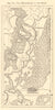 Old Meanderings of the Rhine. Baden-Württemberg. Karlsruhe. Sketch map 1886