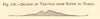 Section of Vesuvius from South to North. Italy. SMALL 1886 old antique print