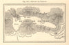Nevados de Chillan. Chile. SMALL sketch map 1886 old antique plan chart