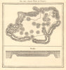 Great Bank of Chagos. Indian Ocean. Sketch map 1886 old antique plan chart