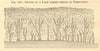 Shores of a lake during period of diminution. SMALL 1886 old antique print