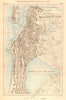 The Dunes of the Teste in 1876. Gironde. Cap Ferret Arcachon 1886 old map
