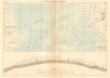 North Atlantic Ocean 1886 old antique vintage map plan chart