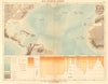 The Mid Atlantic Ocean 1886 old antique vintage map plan chart