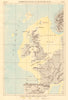 Submarine Plateau of the British Isles 1886 old antique vintage map plan chart