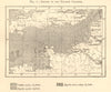 Depths of the English Channel. Sketch map 1886 old antique plan chart