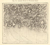 Ancient fjords of Northern Italy. Sketch map 1886 old antique plan chart