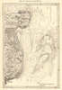 Downs roadstead. Kent Thanet Ramsgate Margate Dover Sandwich. Sketch map 1886