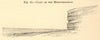 Cliff on the Mediterranean. SMALL 1886 old antique vintage print picture