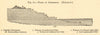 Tides of Inishmore (Kinahan). Ireland. SMALL. Section 1886 old antique print