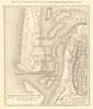 Cap Ferret movement 1768-1863. Gironde. Pilat Arcachon. Sketch map 1886
