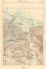 Isthmus of Suez. Egypt. Cairo 1886 old antique vintage map plan chart
