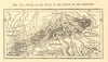 Storm to the north of the Pyrenees. Aude. Castelnaudary. SMALL sketch map 1886