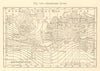 Isodynamic Lines. World. SMALL sketch map 1886 old antique plan chart