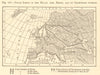 Polar limits of holly, ash, beech & Chamaerops Humilis. Europe. Sketch map 1886