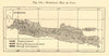 Botanical map of Java. Indonesia. SMALL sketch map 1886 old antique chart