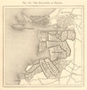 The salt-works of Trapani. Sicily. Sketch map 1886 old antique plan chart