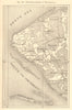 The Embankments of Westkapelle. Netherlands. Meliskerke. Sketch map 1886
