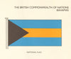 BAHAMAS FLAGS. National Flag 1979 old vintage print picture