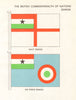 GHANA FLAGS. Navy Ensign, Air Force Ensign 1965 old vintage print picture