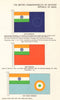 INDIA FLAGS. Republic of India. Blue Red Air Force Ensign. Naval Reserve 1964