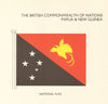 PAPUA NEW GUINEA FLAGS. Papua & New Guinea. National Flag 1979 old print