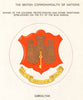 GIBRALTAR FLAGS. Badges of the Colonies, Protectorates & other Territories 1965