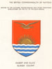 PACIFIC ISLANDS FLAGS. Badges. Gilbert & Ellice Islands Colony 1965 old print