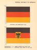 GERMANY FLAGS. Federal Republic of Germany. National and Merchant Flag 1958