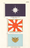 JAPAN FLAGS Maritime Safety Board MSA Flag, Ground & Air Self Defence Force 1964