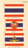 THAILAND FLAGS. National and Merchant Flag, Ensign, Royal Thai Air Force 1955