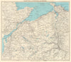 NORTH WEST WALES Colwyn Bay Caernarvon Snowdon Menai Strait. WARD LOCK 1961 map